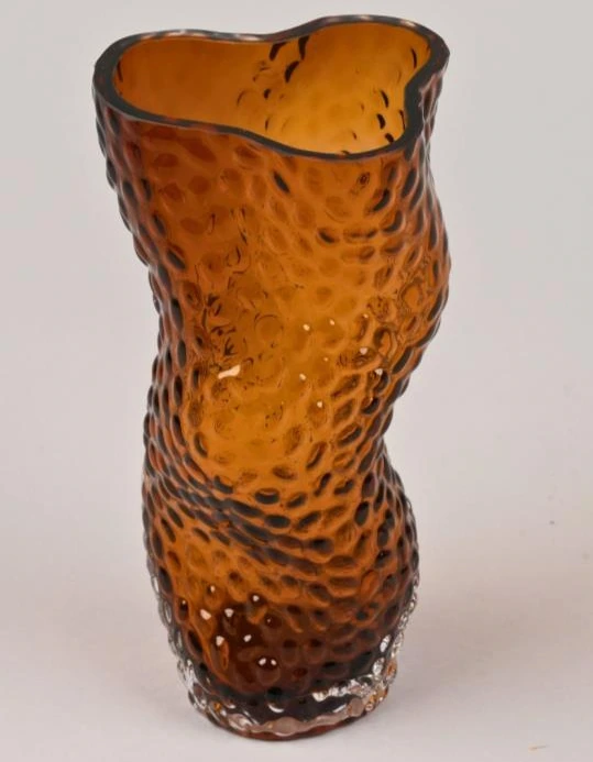 Midnight Twisted Glass Vase Small 23x11x8 cm
